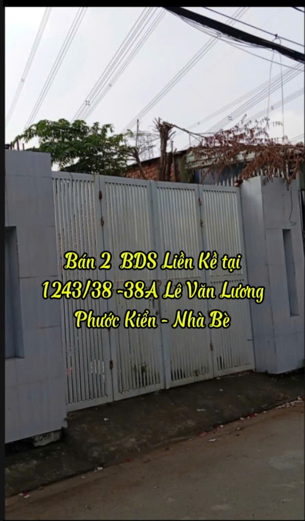 Hình ảnh mặt trước của khu đất